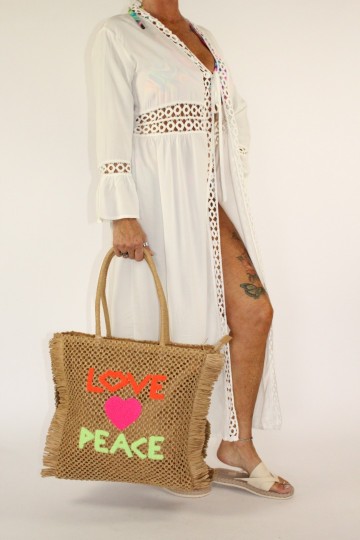 Bikini cover up baylon wit 2