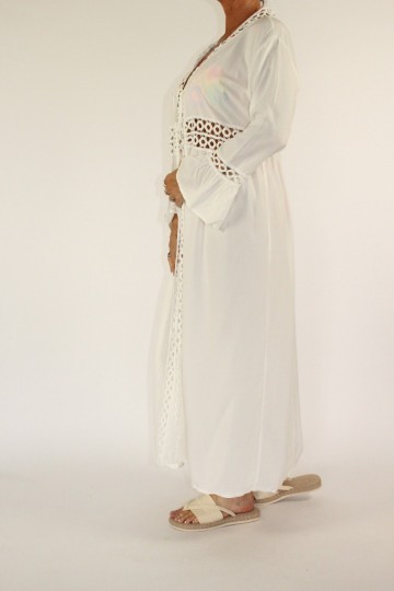 Bikini cover up baylon wit 4