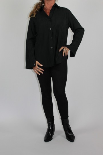 Blouse cha zwart