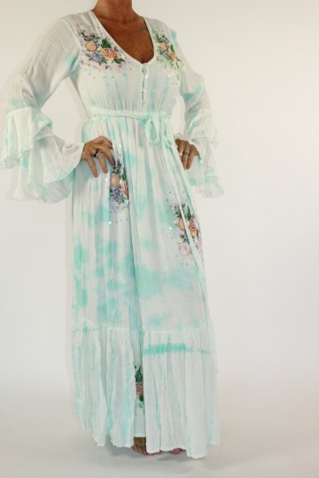 Boho dress sill turquoise