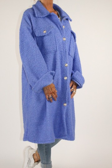 Boucle blouse vest lavendel 3