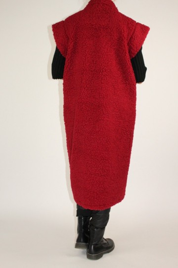 Boucle gilet bordeaux 4