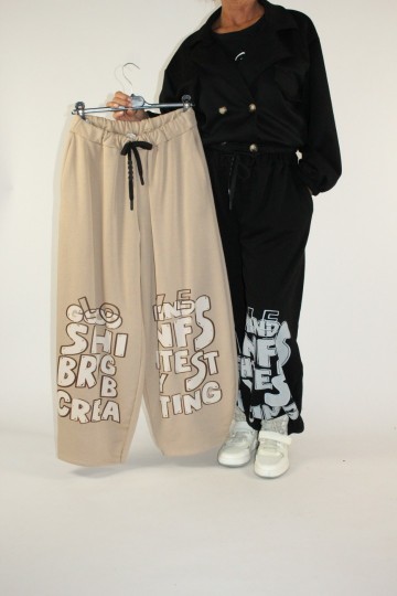 Broek lia beige