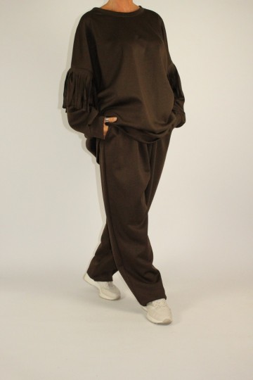 Comfy set fringe bruin 2