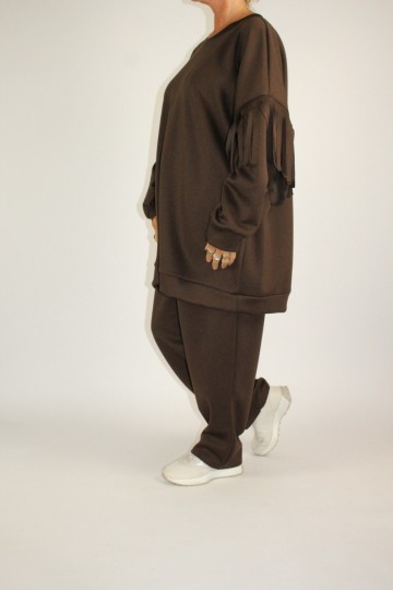 Comfy set fringe bruin