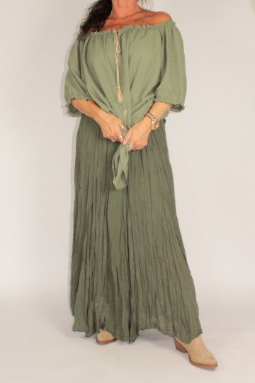 Crinkle rok angel groen 4