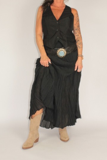 Crinkle rok angel zwart 4 0