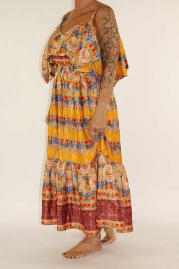 Dress tashja oranje 4