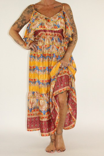 Dress tashja oranje