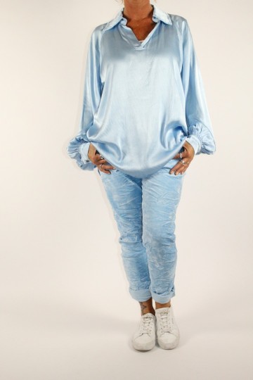 Glans top callie blauw 5