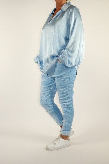 Glans top callie blauw 6