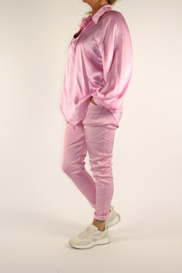 Glans top callie roze 3