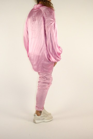 Glans top callie roze