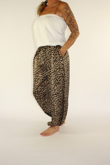 Glitter panter pofbroek