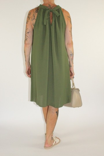 Halter jurkje groen