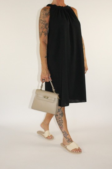 Halter jurkje zwart 2