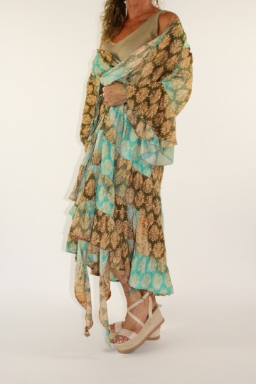 Ibiza jurk paloma turquoise