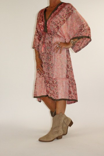 Ibiza jurkje cloe roze 0