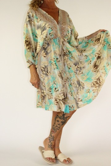 Ibiza jurkje june turquoise 3