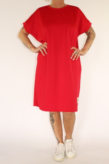 Jog dress rood 2