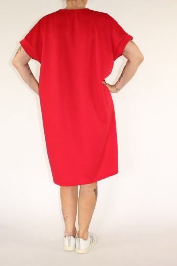 Jog dress rood 4