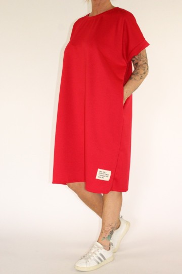 Jog dress rood