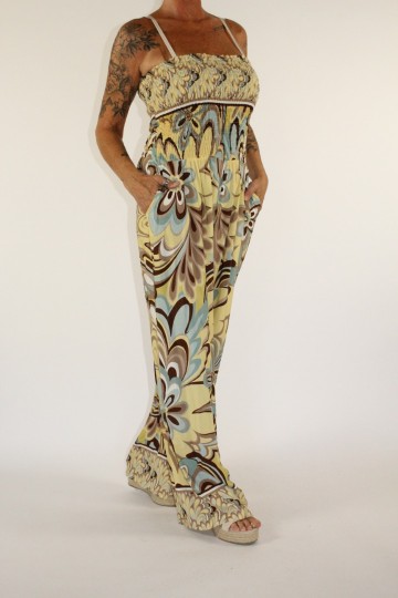 Jumpsuit paulaa geel