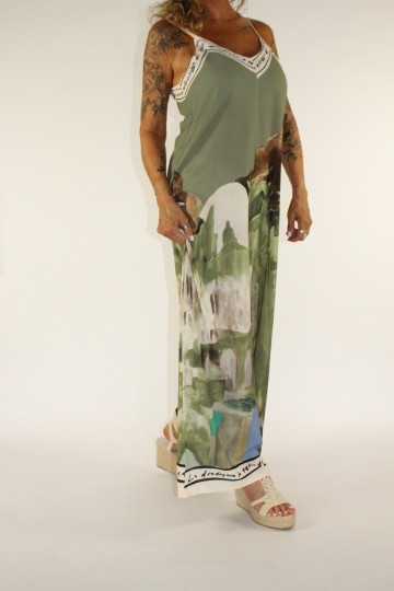 Jumpsuit sanna groen 3