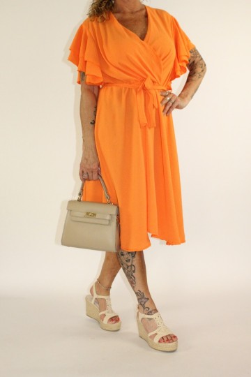 Jurk shanna oranje 3