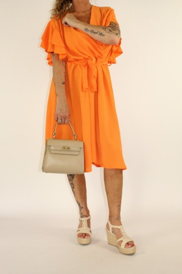 Jurk shanna oranje 4