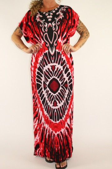 Kaftan coco rood 3