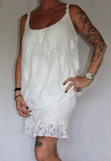 Kant rokje kiona wit 2