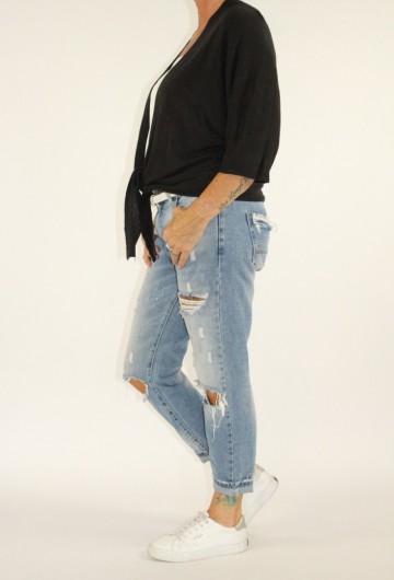 Knoop vest yo zwart 3