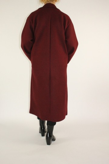 Mantel jas jesse bordeaux 2