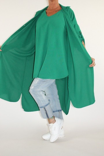 Maxi blouse kieki groen 2