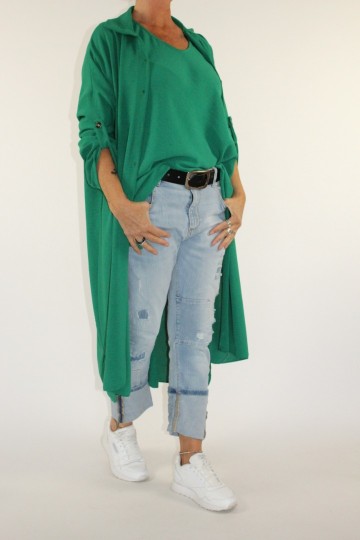 Maxi blouse kieki groen 3