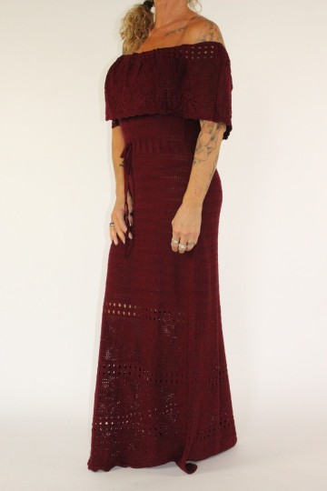 Maxi dress melody bordeaux 5