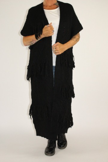 Mouwloos vest gia zwart 2