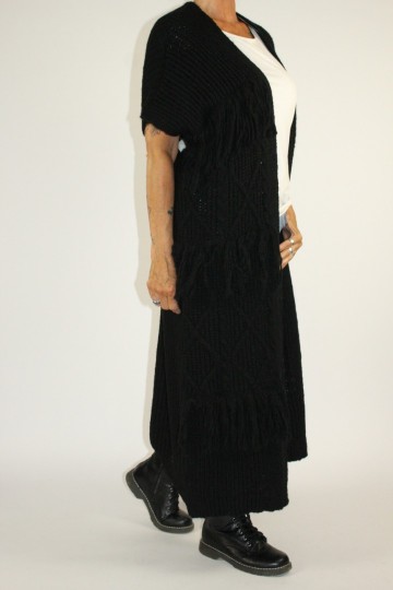 Mouwloos vest gia zwart 3