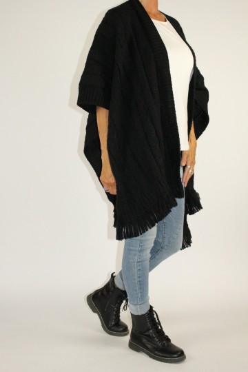 Omslagdoek jay zwart 3