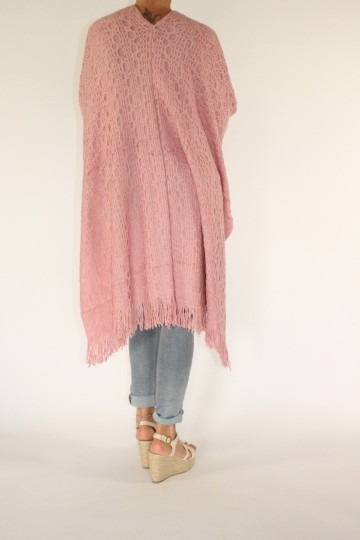 Omslagdoek oud roze 3