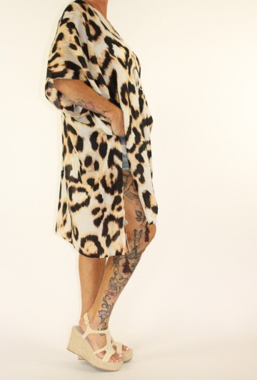 Poncho panter print 2