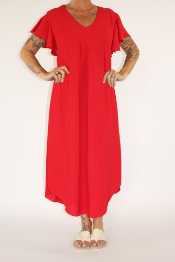 Shirt dress rood 3