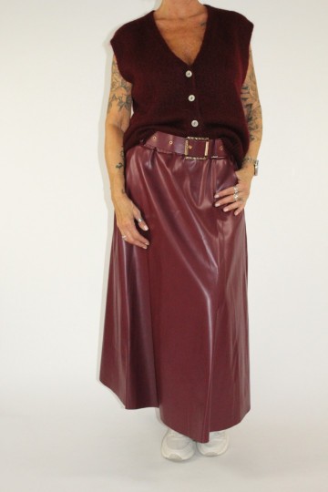 Soft vestje bordeaux 2