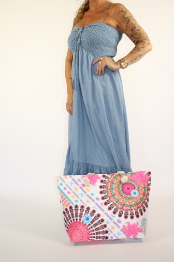 Strapless jurk rya jeans