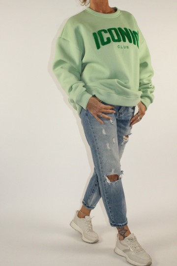 Sweater iconic mint 2