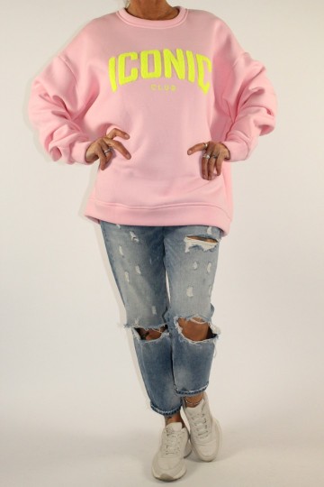 Sweater iconic roze 2