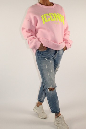 Sweater iconic roze 3