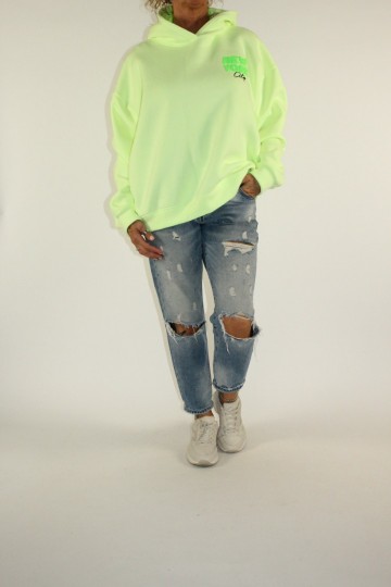 Sweater new york lime 2