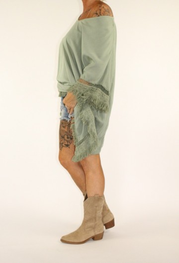 Top fringe groen 4